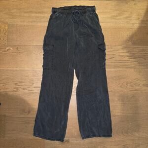Social Standard by Sanctuary Lyocell Black Cargo Long Pants Size Small